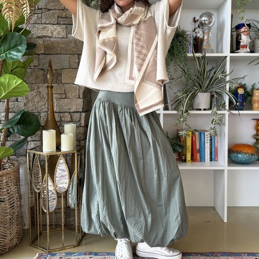 Hanbury Scarf Mocha & Stone /50=